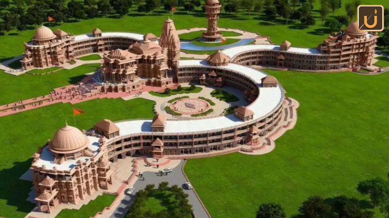 Usthadian Academy / World’s First Om-Shaped Temple Inaugurated in Rajasthan